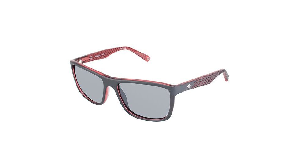 Sperry Top-Sider Sea Cliff Single Vision Prescription Sunglasses SPSEACLIFF02 - Frame Color Dk Grey/chili
