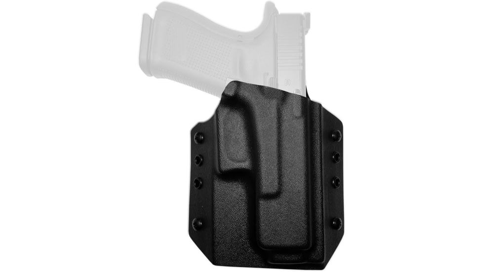 Spetz Gear Kydex OWB Belt Holster, Ruger SR9, Right Hand, Opaque Black, 83012RH