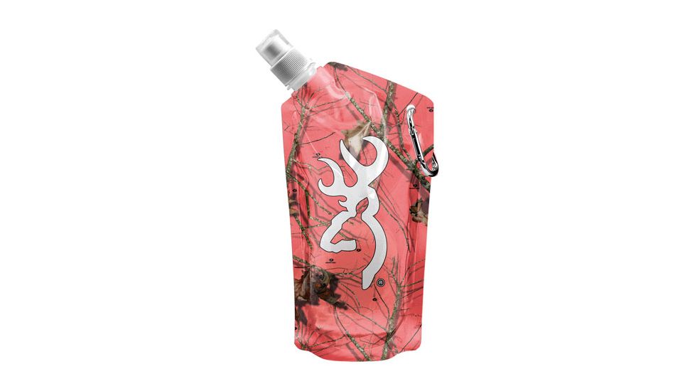 Spg International Spg Browning Drink Bottle 2-pk Collapsible Pink Camo 16oz.