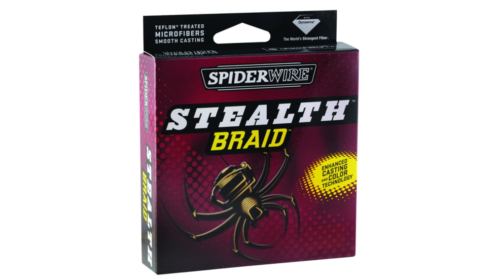 Spiderwire Stealth Braided Line 50lb 1500yd Moss Green, SS50G-1500