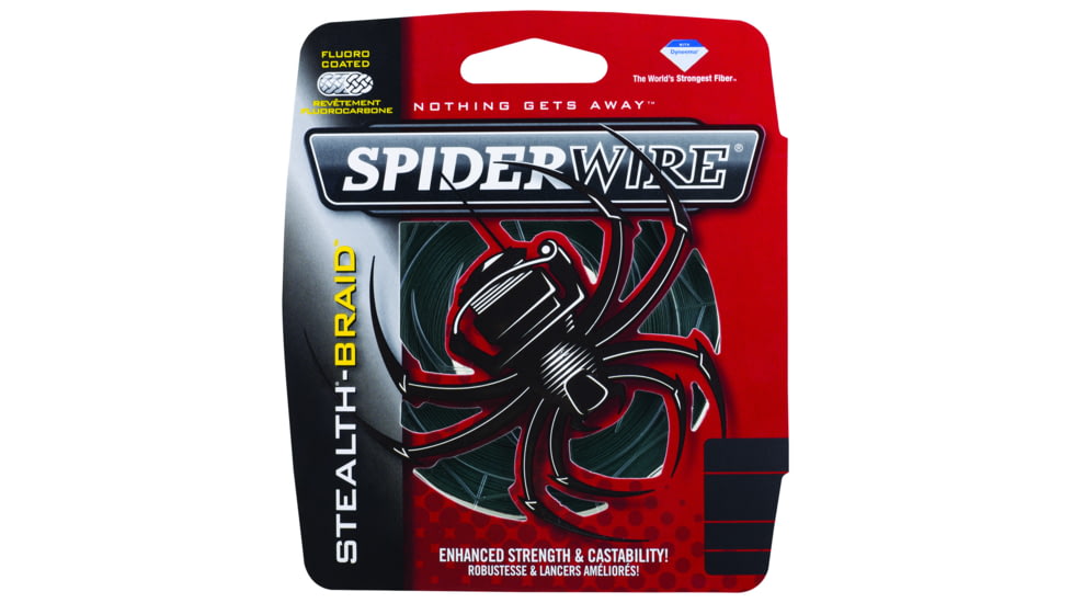 Spiderwire Stealth Braided Line 6/1lb/Dia 125yd Filler Spool Moss Green, SCS6G-125