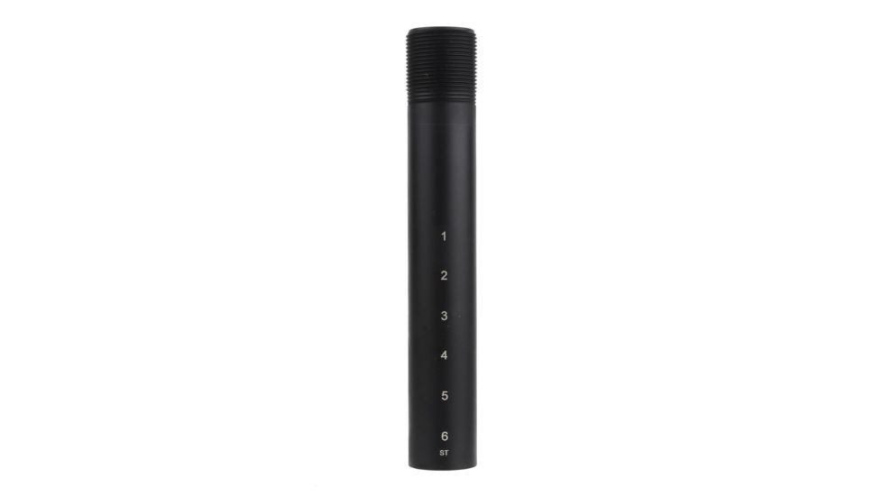 Spike's Tactical Mil-Spec Buffer Tube, 6-Position, 7075 T6 Aluminum Black, SLA500R