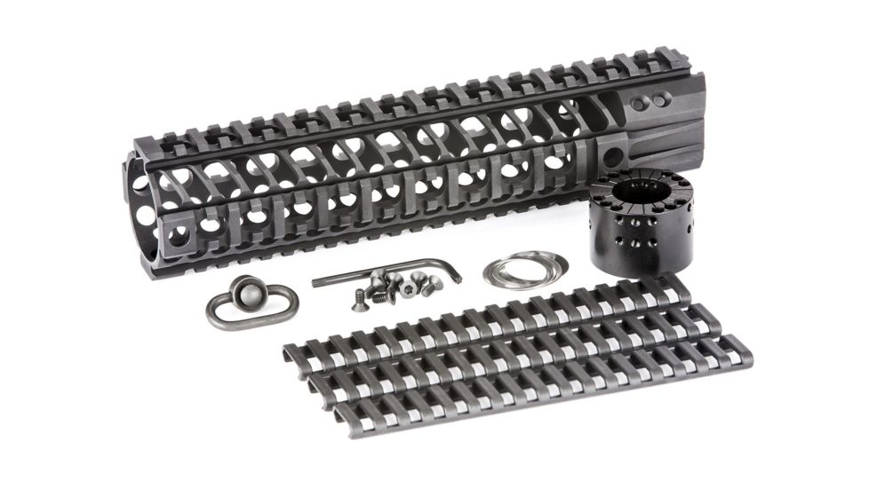 Spikes SAR2110 BAR2 Quad Rail AR-15 10 Aluminum Black