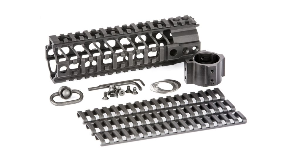 Spikes Tactical LW SAR3 Quad Rail, 7in, Black, SQR2007