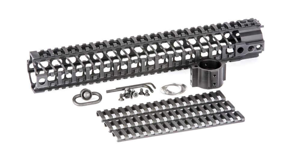 Spikes Tactical LW SAR3 Quad Rail, 13.2in, Black, SQR2013