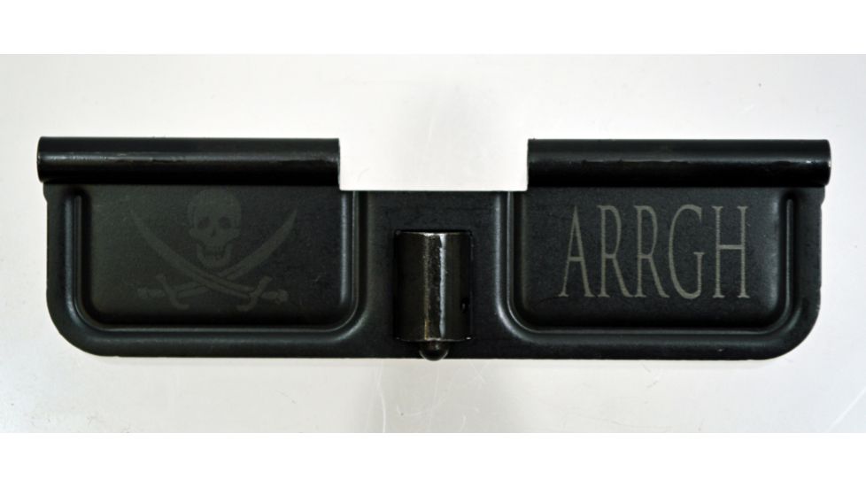 Spikes Tactical Ejection Port Door with Pirate and Arrgh Engraving, Black SPKSED7003