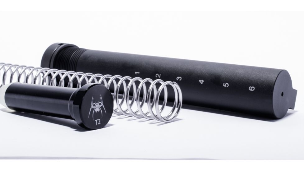 Spikes Tactical Lower Kit - Carbine Buffer Assembly Kit, Black SPKSLA500R-K