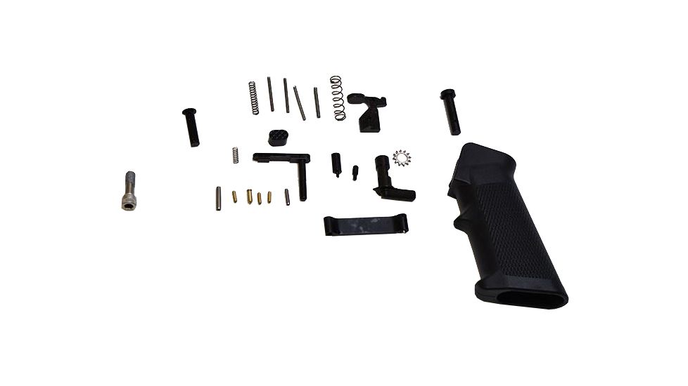 Spikes Tactical Lower Parts Kit without FC Trigger Group, Black, SLPK100