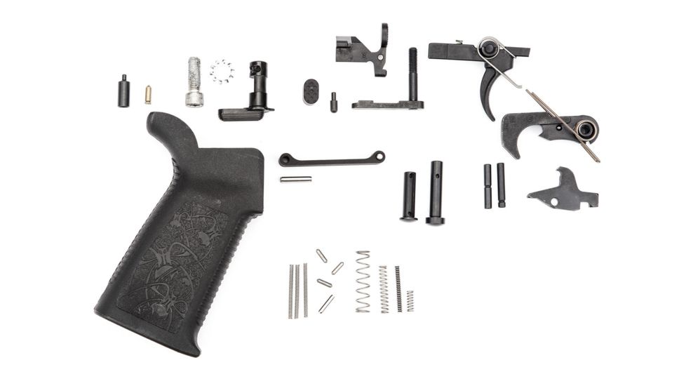 Spikes Tactical Lower Parts Kit Standard, Black, SLPK101