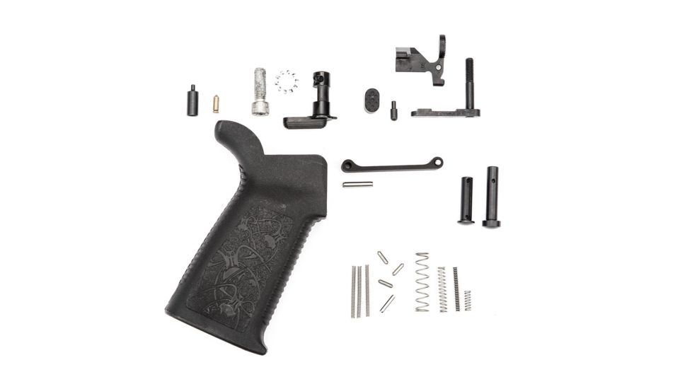 Spikes Tactical Lower Parts Kit without FC Trigger Group, Black, SLPK100