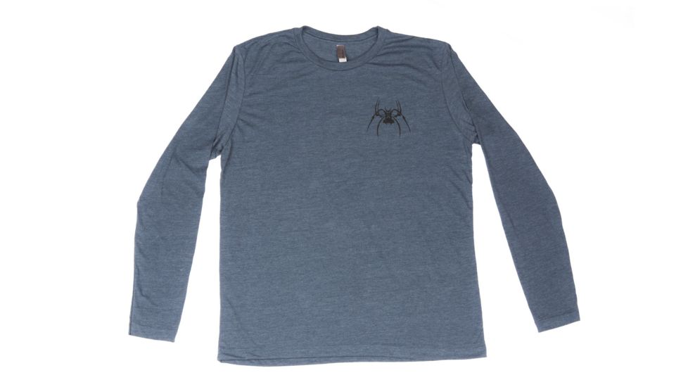 Spikes Tactical Mens - T-Shirt - Long Sleeve - Waterboarding Instructor, Indigo, 2XL SGT2011-2X