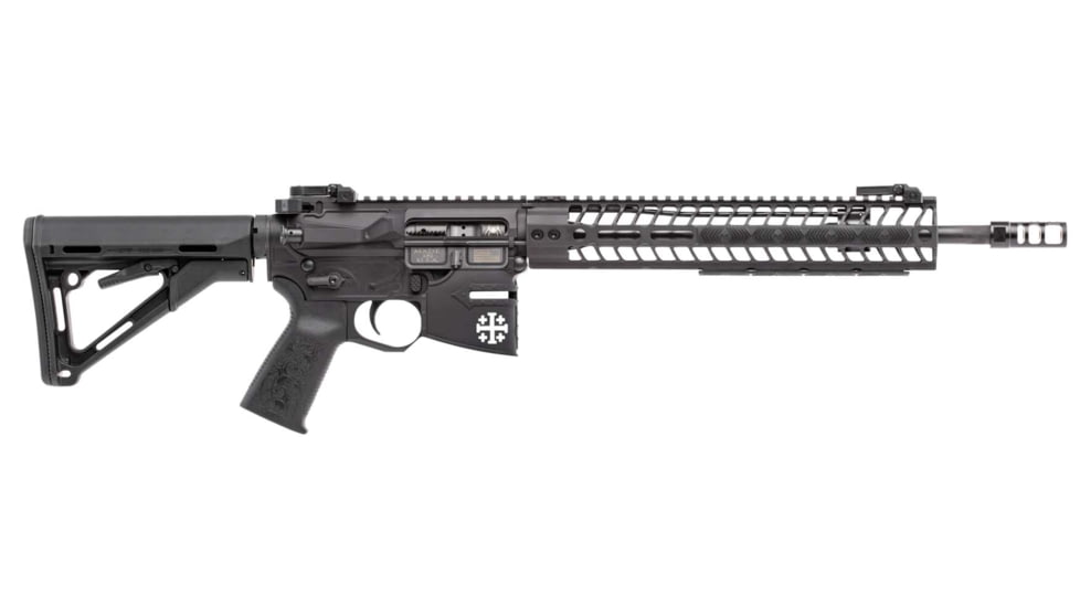 Spikes Tactical Rare Breed Crusader Semi-Auto Rifle, 5.56x45mm NATO, 14.50 in barrel, 1-7 Twist, Muzzle Brake, No Magazine Rounds, STR5620M2R-FRRMPG
