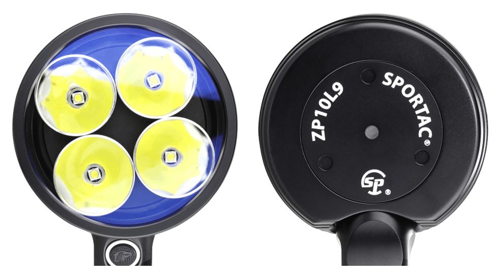 Sportac ZP10L9 Sourcing Light Car Kit, 4 XM-L2 T6 NW LED, 4835lm, Black 3977