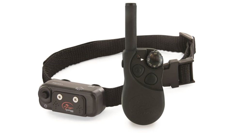 SportDOG Stubborn Dog Yard Trainer, For Dogs 8lbs and Up/Fits Neck Size 5-34in, Black SD-105S