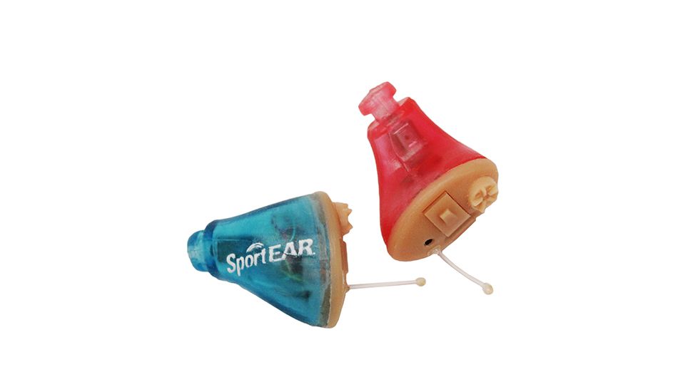 SportEar Select-A-Fit 30 Hearing Amp. System, Pair, 1 Red, 1 Blue 59973