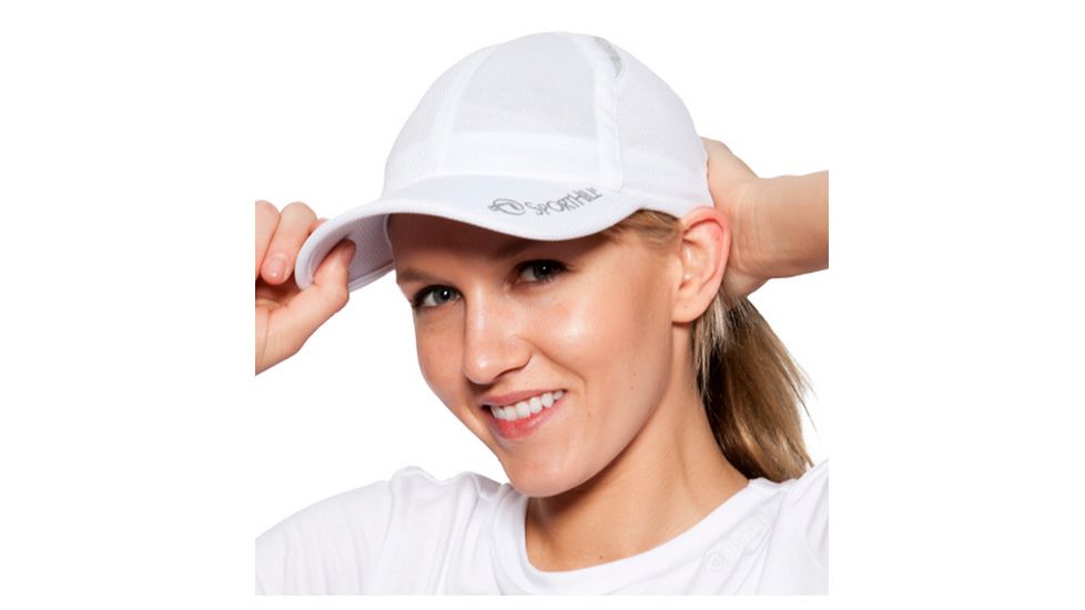 SportHill Reflective Running Cap-White