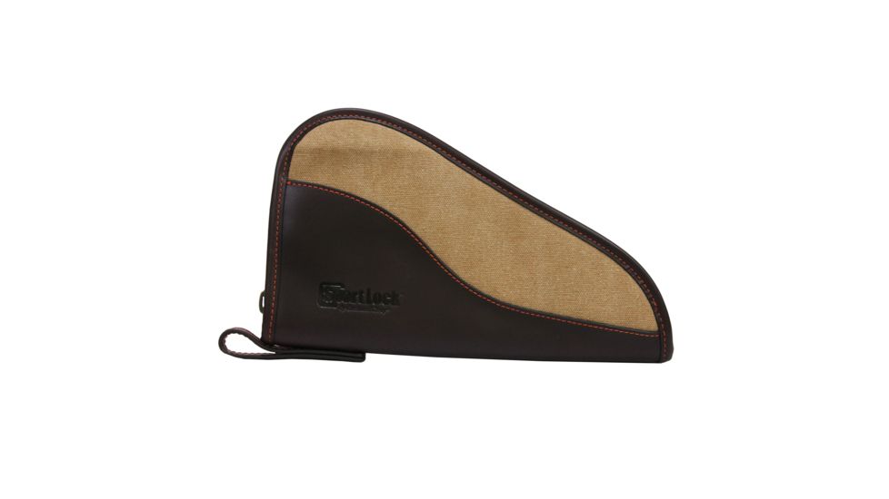 SportLock 10 Handgun Brown Leather/Tan Canvas -Blk 06485