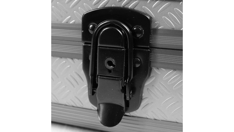 Sportlock AlumaLock Double Rifle/Shotgun Side-by-Side Case,8.6x47.1x2.4in,Gray 00016G