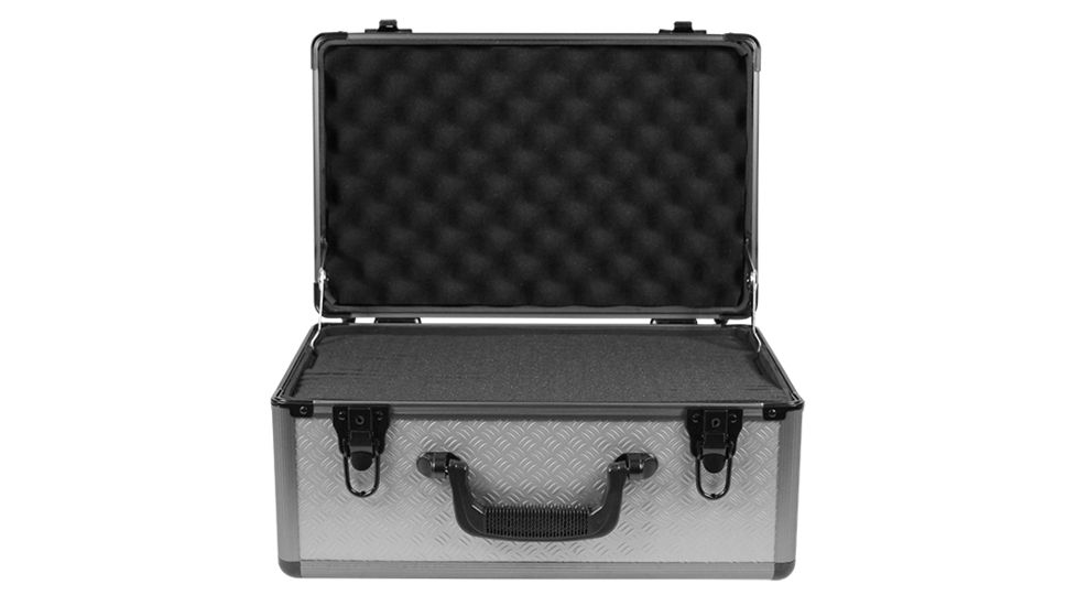 Sportlock AlumaLock Quickdraw Quad Handgun Case,9.6x14.1x5.1in,Gray 00004G