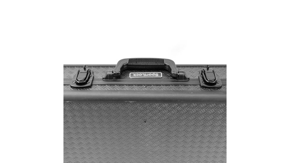 Sportlock AluminumLock Tactical Case, Black w/ Lined Interior 00008