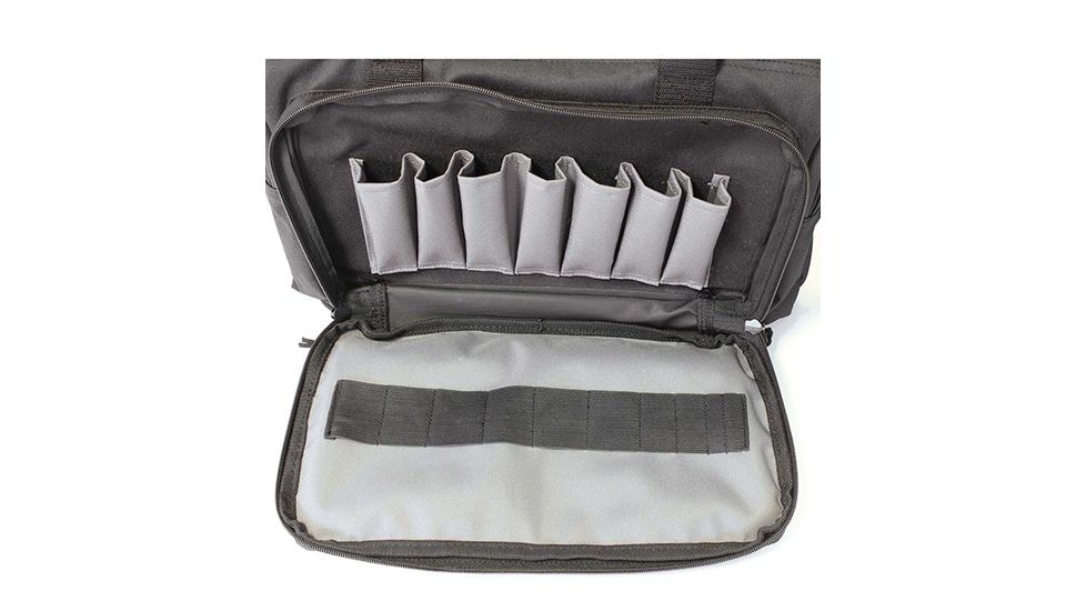 SportLock Deluxe Range Bag - Black Nylon with Rest 06844