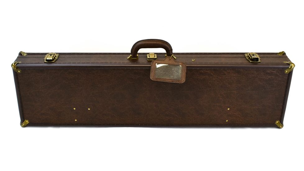 Sportlock LeatherLock Take Down Shotgun Case, Tan w/ Velcro Tie Down &amp; Key Locks 00039