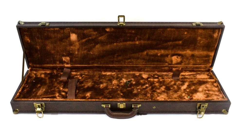 Sportlock LeatherLock Take Down Shotgun Case, Tan w/ Velcro Tie Down &amp; Key Locks 00039