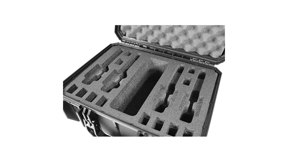 SportLock Quick Draw Foam Fitted Pistol Case, Black, 18x15x8in 00047