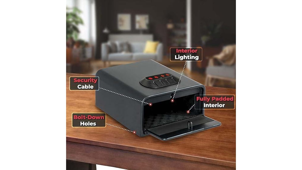 SPORTS AFIELD SA-HD2 HOME DEFENSE QUICK ACCESS VAULTS - BLACK, NO FRT 978BE3DE, SASSAHD2