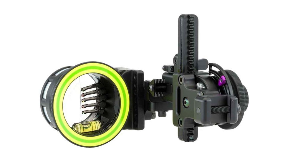 Spot-Hogg Spot Hogg Boonie Picatinny Mount Sight, 5 Pin, .010 Size, Right Hand, Black, BPM5RH10