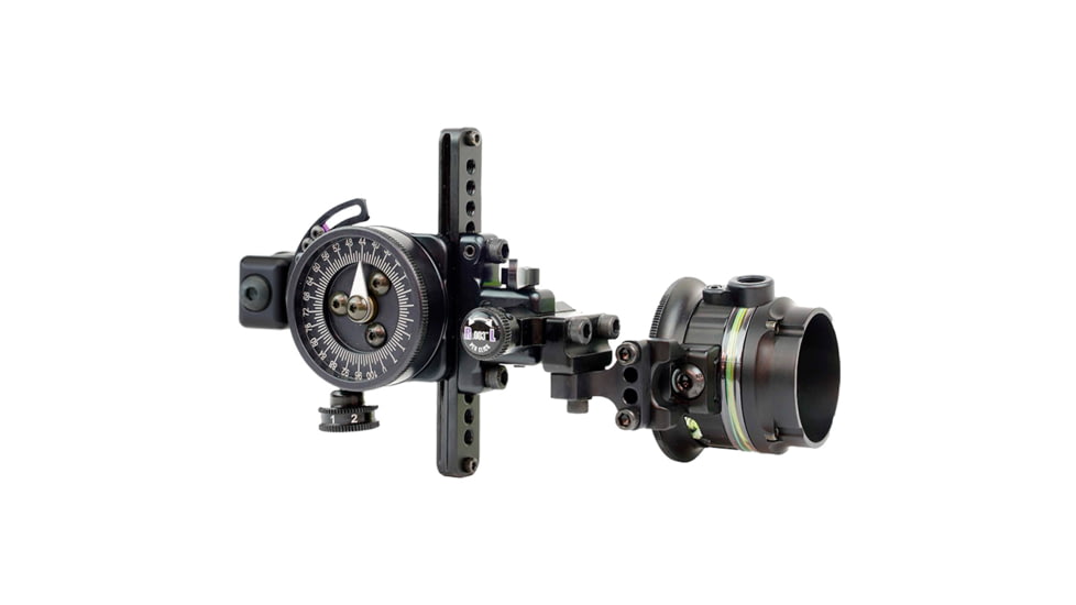 Spot-Hogg Father Pro PM R.O.T.I. Bow Sight, 1 Pin, .010in, Right Hand, Black, HFPPM1RH10ROTI