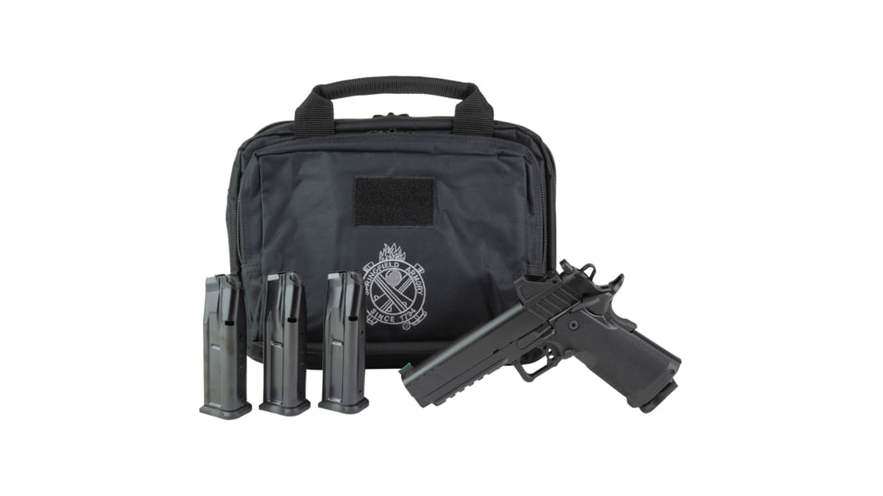 Springfield Armory 1911 DS Prodigy Semi Auto Pistol, 9mm Luger, 5 inch Barrel, Adjustable, Black, Steel, 10 Round Capacity, PH9119AOSLCPAC