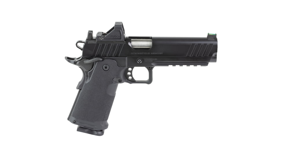 Springfield Armory 1911 DS Prodigy Semi Auto Pistol, 9mm Luger, 5 inch Barrel, Adjustable, Black, Steel, 10 Round Capacity, PH9119AOSLCPAC