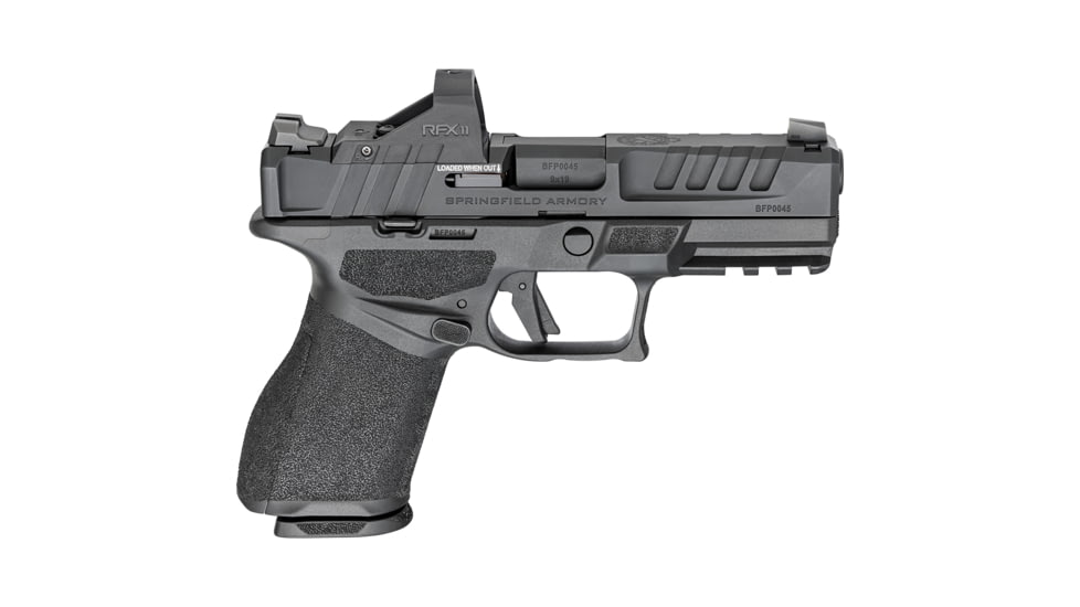 Springfield Armory CA Echelon Semi Auto Pistol, 9mm Luger, 4 inch Barrel, Fixed, Black, Polymer, 10 Round Capacity, EC9409BCAPAC