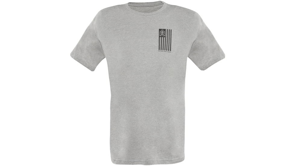 Springfield Armory Defend Your Legacy Short Sleeve T-Shirt - Mens, Heather Gray, 2XL, GEP20492X