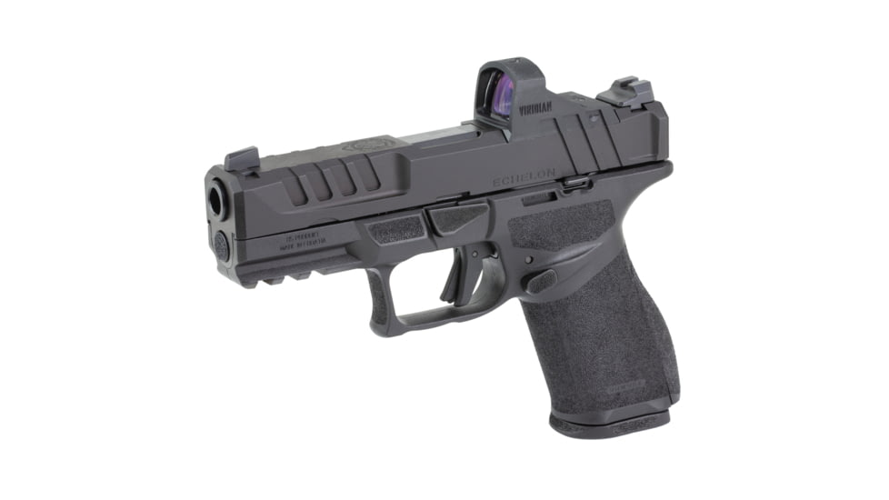 Springfield Armory Echelon Compact Semi Auto Pistol, 9mm Luger, 4 inch Barrel, Fixed, Black, Polymer, 10 Round Capacity, EC9409BLCPAC