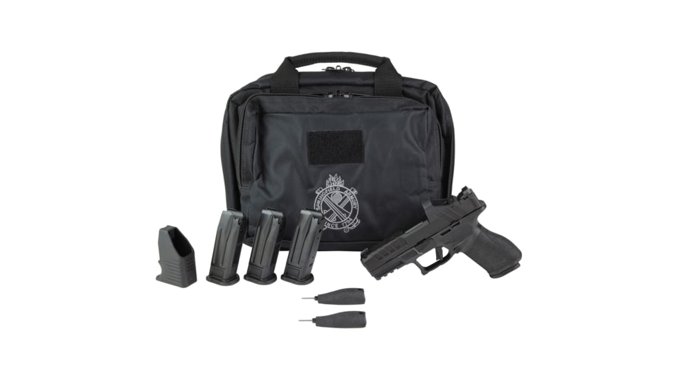 Springfield Armory Echelon Compact Semi Auto Pistol, 9mm Luger, 4 inch Barrel, Fixed, Black, Polymer, 10 Round Capacity, EC9409BLCPAC