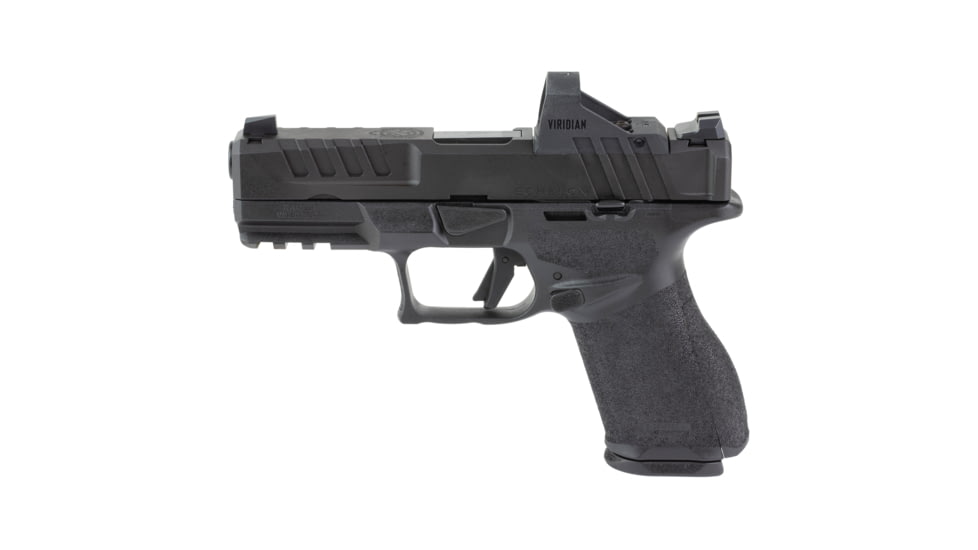 Springfield Armory Echelon Compact Semi Auto Pistol, 9mm Luger, 4 inch Barrel, Fixed, Black, Polymer, 10 Round Capacity, EC9409BLCPAC