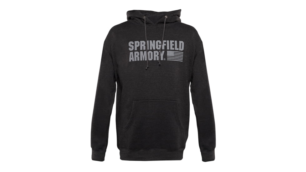Springfield Armory GEP1663XL Springfield Flag Logo Men's Sweatshirt Charcoal Gra