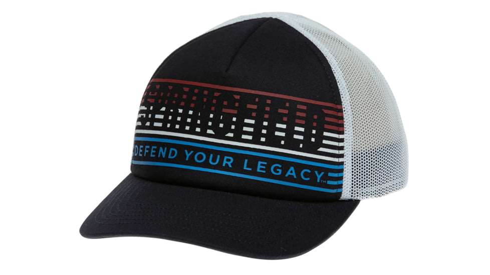 Springfield Armory Retro 80s/90s Trucker Sports Cap - Mens, One Size, Navy/White, GEP2380