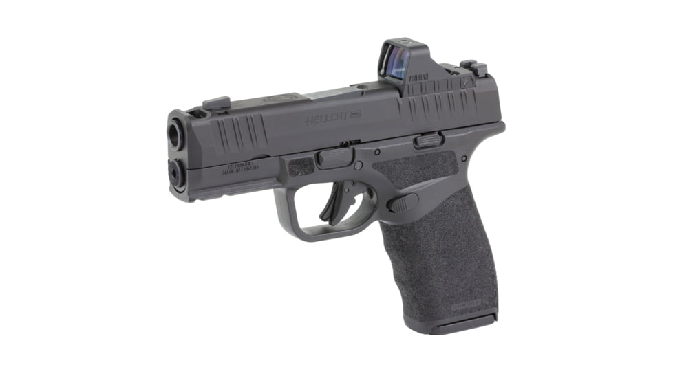 Springfield Armory Hellcat Pro Comp Semi Auto Pistol, 9mm Luger, 3.8 inch Barrel, Fixed, Black, Polymer, 10 Round Capacity, HCP9379BOSPLCCOMPAC