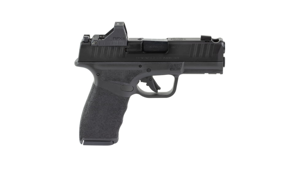 Springfield Armory Hellcat Pro Comp Semi Auto Pistol, 9mm Luger, 3.8 inch Barrel, Fixed, Black, Polymer, 15 Round Capacity, HCP9379BOSP15COMPAC