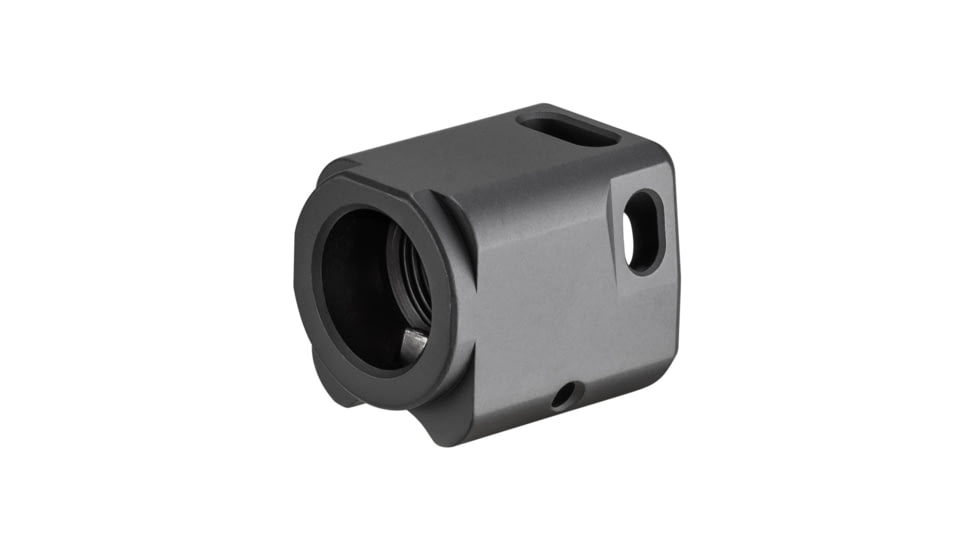 Springfield Armory Hellcat Threaded Barrel w/ Self-Indexing Compensator, Glock 17, 9mm Luger, 3.8 inch, 1-10 Twist, 1/2x28 Thread, Melonite, Black, HC0901TB-KIT