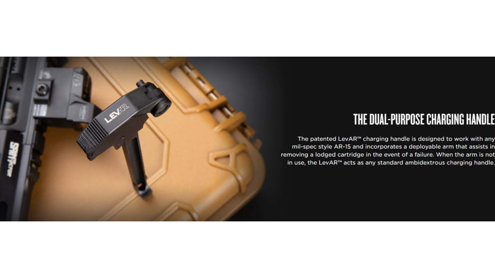 Springfield Armory LevAR Ratcheting Charging Handle with 7.25in Overall Length for AR-15, AR5430