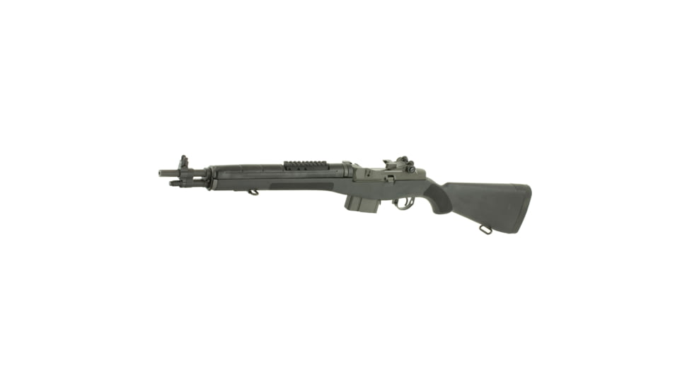 Springfield Armory M1A Scout Squad Semi Auto Rifle, .308 Winchester /7.62x51mm NATO, 18 inch Barrel, 1-7 Twist, Synthetic, Black, 10 Round Capacity, Black, AA9126NT