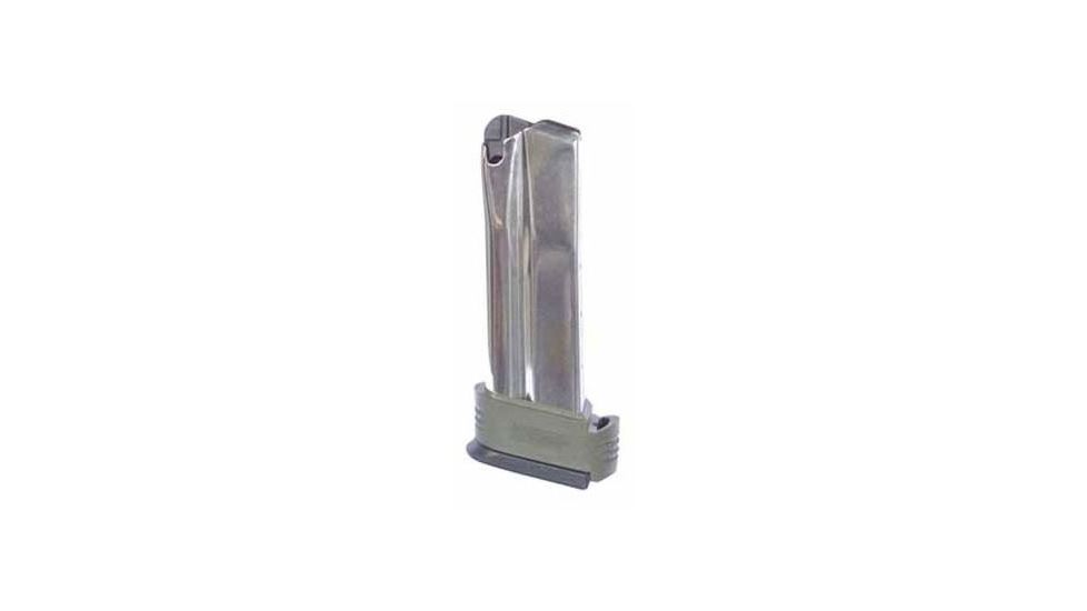 Springfield Armory XD Compact .45 ACP Extended Magazine w/ Sleeve, 13 Round, Green, 1 Pack, Stainless Steel, XD4548-13RD