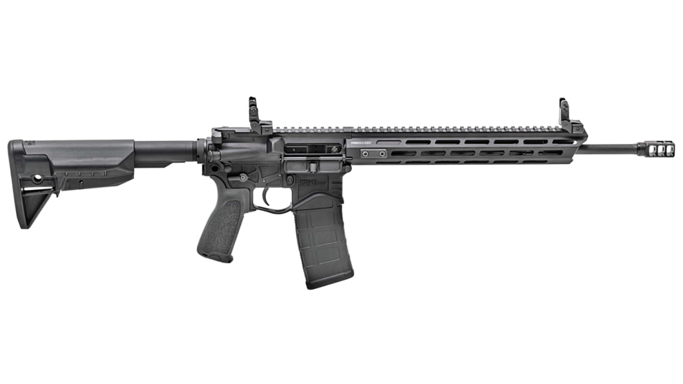 Springfield Armory SAINT Semi-Auto Rifle, 5.56x45mm NATO, 16 in barrel, 1-8 Twist, Muzzle Brake, 30 Rounds, STE916556B-FRRMPG