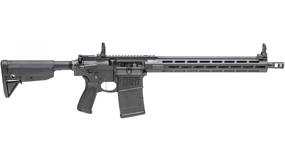 Springfield Armory Saint Victor Rifle, .308 Winchester, 16 inch Barrel, 20 Round Magazine, Black, STV916308BGU25-FRRMPG