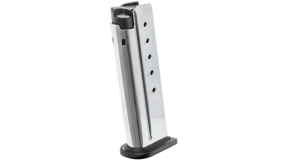 Springfield Armory XD-E Flush Magazine, .45 ACP, 6 Round, Stainless Steel Finish, XDE5006-6RD