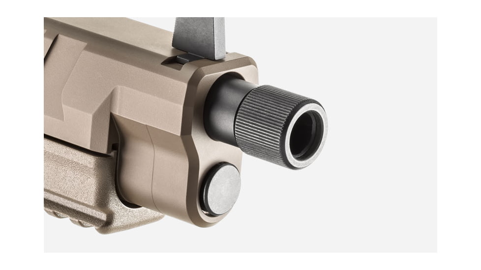 Springfield Armory XD-M 4.5in Threaded Barrel, Glock 17, 9mm Luger, 5.28 inch, 1-10 Twist, 5x28 Thread, Melonite, Black, XDM0901TB-KIT